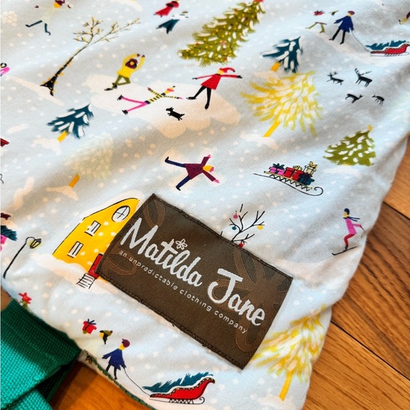 Matilda Jane Make Believe Snuggle Up Holiday Christmas Winter Sleeping Bag - Picture 4 of 7